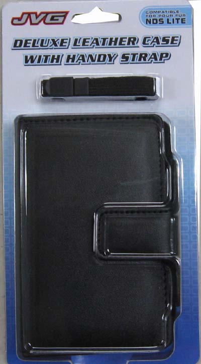 New Black Deluxe Leather Case Bag For Nintendo DS Lite