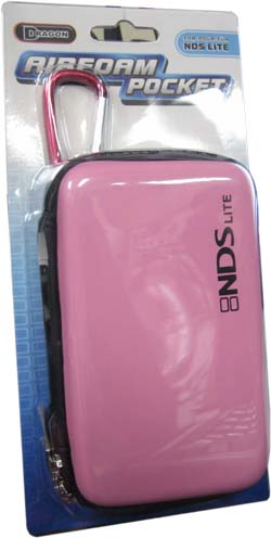 PINK  AIRFOAM  CASE POUCH  FOR NINTENDO DS LITE NEW NDS