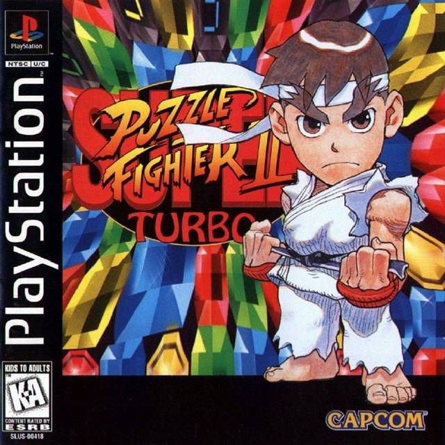 NEW SUPER PUZZLE FIGHTER 2 TURBO FOR SONY PS 1 SEALED !