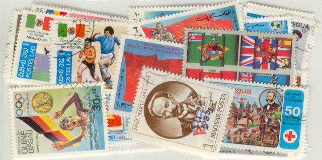 500 Flags All Different Stamp Collection Lot