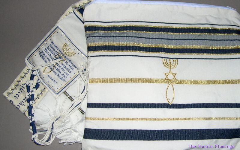 73*33" New Covenant Prayer Shawl Sign & Prayer + bag