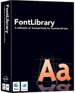 iMac/Mac Font Library - 5 User Software NEW IN BOX