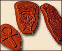 Unmounted rubber stamps