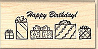 Birthday stamps, holiday stamps and seasonal stamps