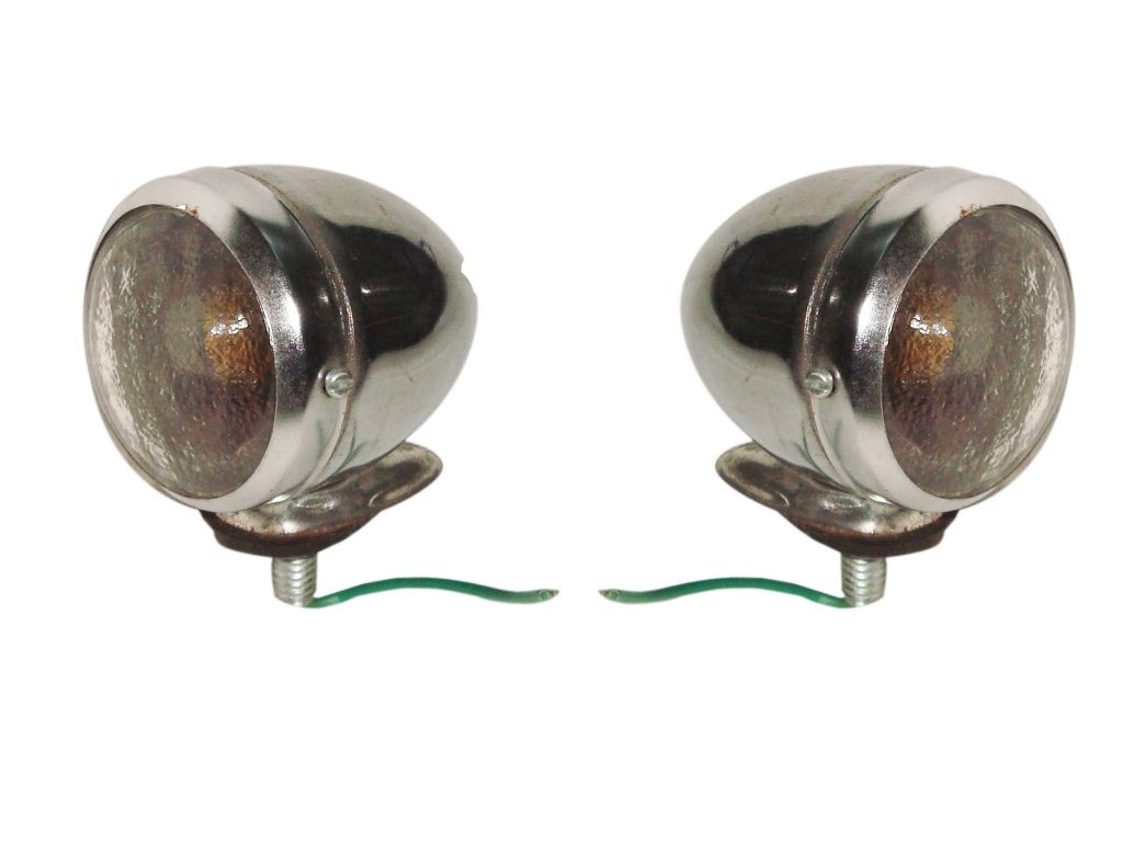 Hi Quality Pair Of Original Vintage Classic Car Lucas 1142 Side Light
