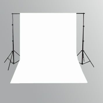 10x12 White Muslin Studio Background Support Stand Kit