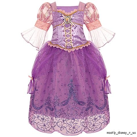 NEW-Disney-Store-Exclusive-Tangled-Princess-Rapunzel-Costume-Dress