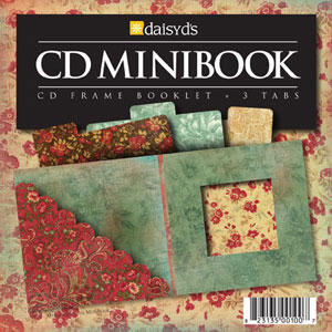 Daisy D's Attic Heirloom CD Mini Books-daisy d's, daisy ds, attic heirloom, cd mini book, scrapbooking, embellishments