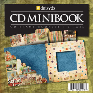 Daisy D's School Classroom CD Mini Books-daisy d's, daisy ds, classroom, school, kids, cd mini book, scrapbooking, embellishments