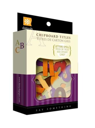 Daisy D's Halloween Chipboard Titles-daisy d's, daisy ds, halloween,  chipboard titles,  scrapbooking, embellishments