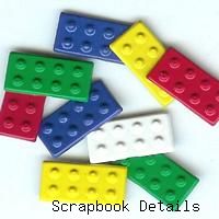 Eyelet Outlet Building Block Brads-eyelet outlet, lego, building blocks brads,  kids, scrapbooking, embellishments