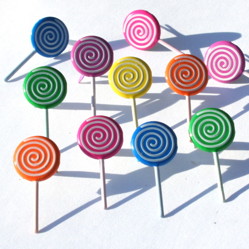 Eyelet Outlet Lollipop Brads-lollipop brads, candy, scrapbooking, embellishments, shaped brads, kids, eyelet outlet