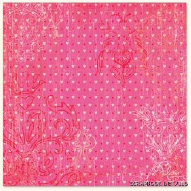 Flair Designs Love Birds 12 x 12 Cardstock-Love birds, cardstock, paper, scrapbooking, flair designs