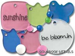 Queen & Company Sonic Boom Brads-queen and company, sonic boom,  scrapbooking, embellishments, card making