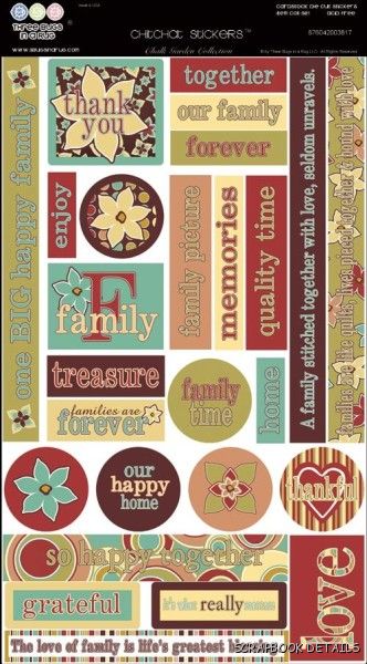 3 Bugs In a Rug The Cotton Shop Cardstock Stickers-three bugs in a rug, the cotton shop, cardstock stickers, scrapbooking, embellishments