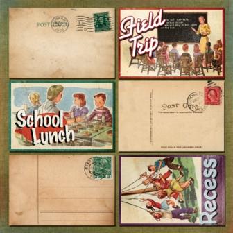 Daisy D's School Classroom Postcards Die Cuts-daisy d's, daisy ds, school,classroom, die cut sheet, scrapbooking, embellishments, kids