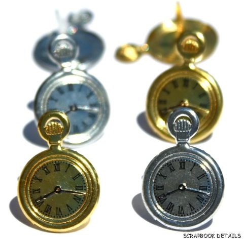 Eyelet Outlet Stopwatch Brads-eyelet outlet, stopwatch brads, heritage, scrapbooking, cardmaking, embellishmets