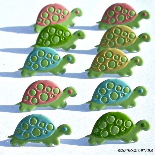 Eyelet Outlet Turtle Brads-eyelet outlet, turtle brads, scrapbooking, cardmaking, embellishments, bugs & critters