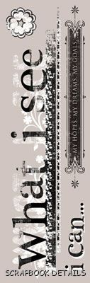 Daisy D's What I See I Can....Rub Ons-daisy d's, daisy ds, what I see I can, rub ons, scrapbooking, embellishments