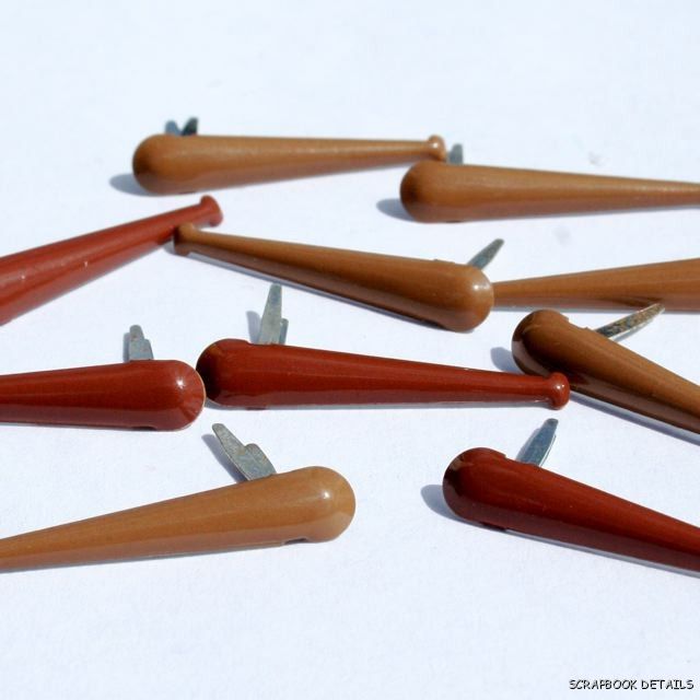 Eyelet Outlet Baseball Bat Brads-eyelet outlet, sports, baseball bats brads, scrapbooking, embellishments, shaped brads
