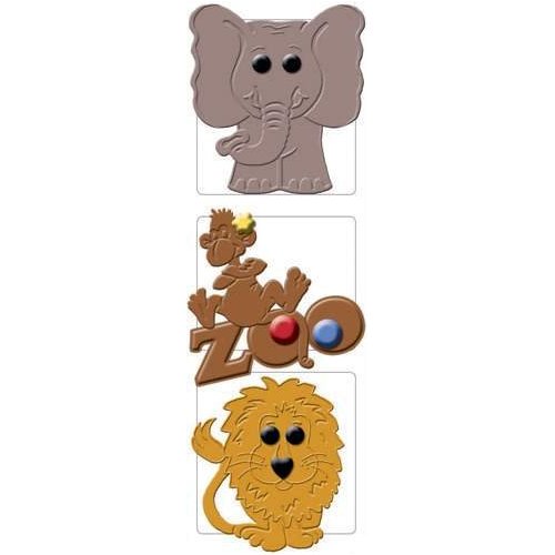 Hot Off The Press Zoo Animal Brad Buddies-hot off the press, brad buddies, brad buddy, zoo animal, brads, scrapbooking, kids, embellishments
