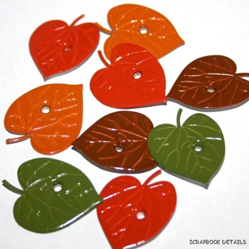 Eyelet Outlet Big Leaf Eyelets-eyelet outlet, big leaf eyelets, flowers, outdoor, spring, scrapbooking, cardmaking, embellishments