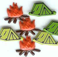 Eyelet Outlet Camping Brads-camping brads,  scrapbooking, embellishments, shaped brads, eyelet outlet