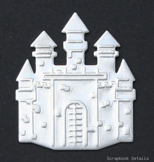 Scrapbook Details Castle Charms-disney, castle charms, mickey mouse, scrapbooking, embellishments, crafts, card making