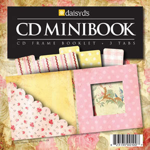 Daisy D's Pastel CD Mini Books-daisy d's, daisy ds, pastel, cd mini book, scrapbooking, embellishments