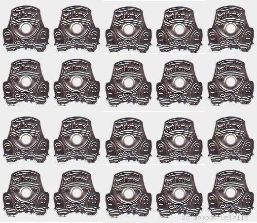 Scrapbook Details Just Married Car Wedding Eyelets-scrapbook details, just married, car wedding eyelets, scrapbooking, embellishments