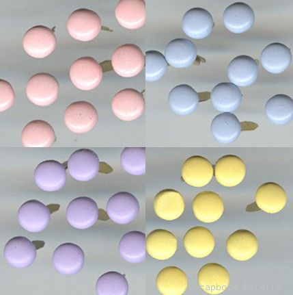 Round Brads - Bazzill Pastel-bazzill round brads, pastel, scrapbooking, embellishments, crafts, card making