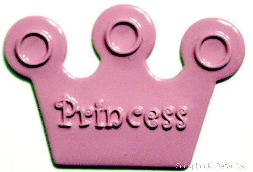 Scrapbook Details Pink Crown Charms-disney, scrapbook details, pink crown, charms, scrapbooking, mickey mouse, kids, vacation, card making, embellishments