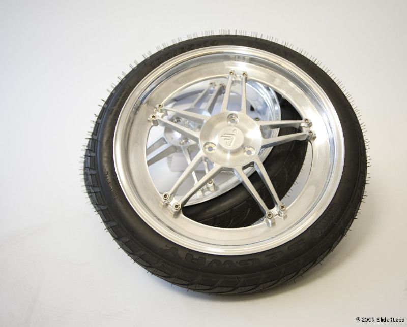 Custom Segway Polished Aluminum Rims with IRC tire&tube