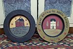 Set of 2 Resin Mini Plates - Saltboxes