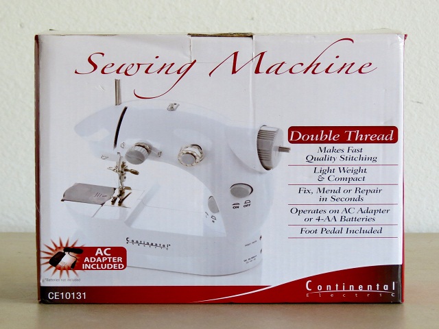 SMALL CONTINENTAL SEWING MACHINE CE10131 ELECTRIC PORTABLE-NEW IN THE BOX!