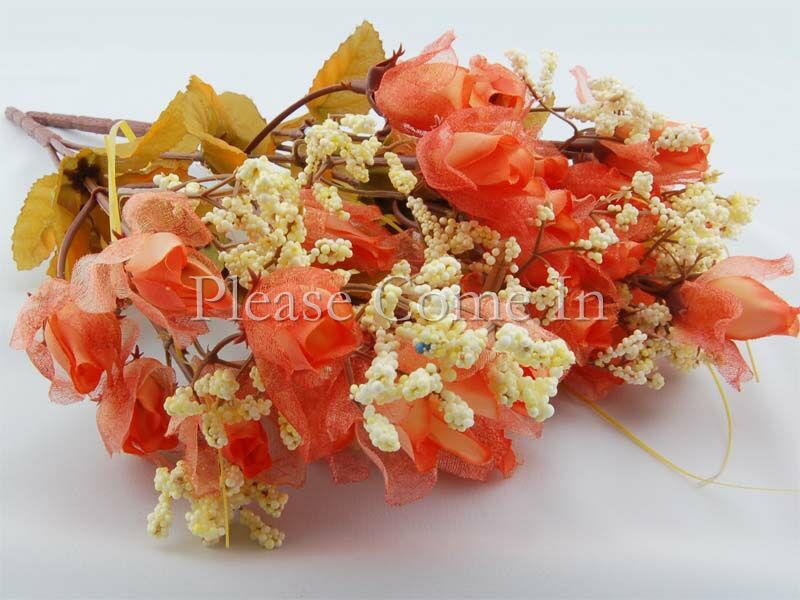 180-Artificial-Coral-Chiffon-Rose-Wedding-Home-Decorations