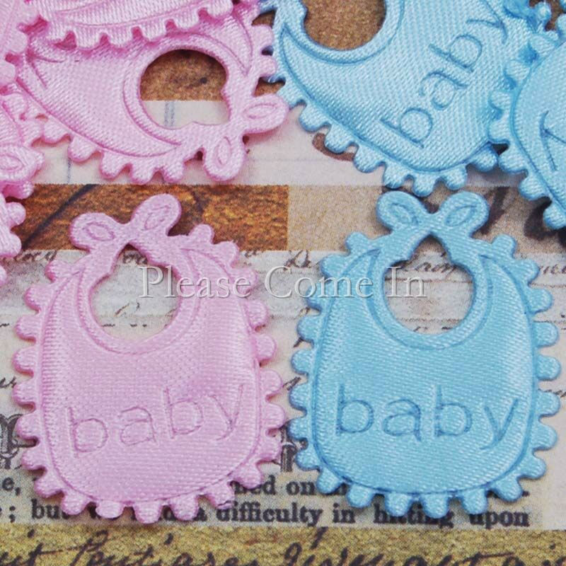 100 Fabric Applique Embellishments for Scrapbooking & Baby Shower - Picture 16 of 27