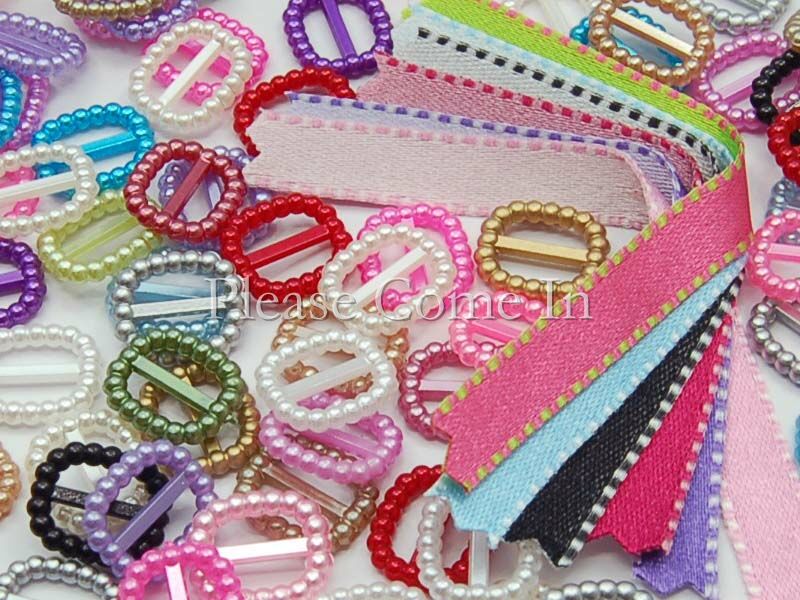 200-Ribbon-Buckle-Slider-Scrapbooking-Stitch-Ribbons