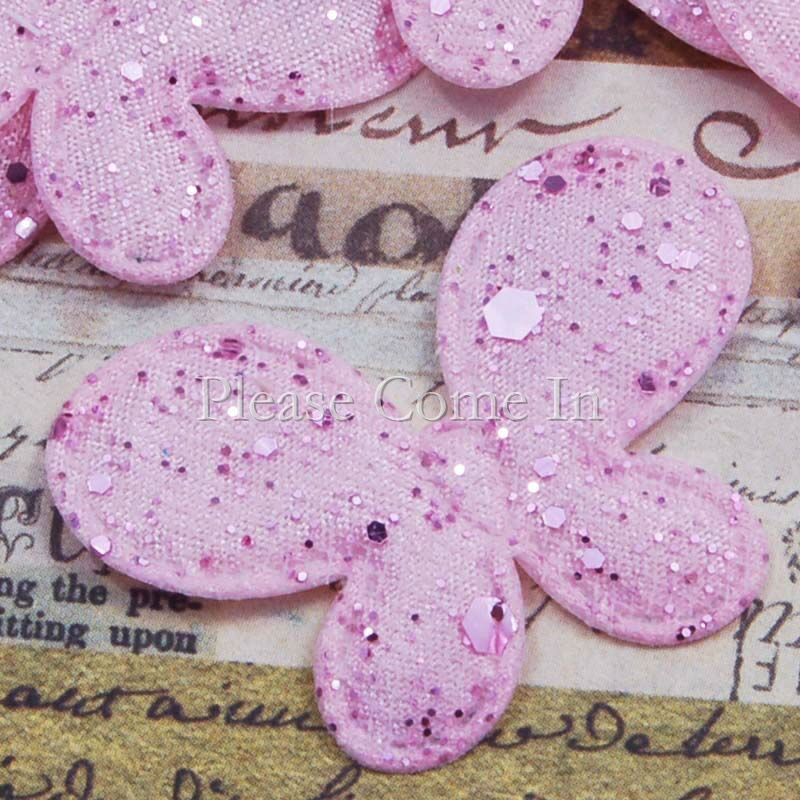 100 Fabric Applique Embellishments for Scrapbooking & Baby Shower - Picture 27 of 27