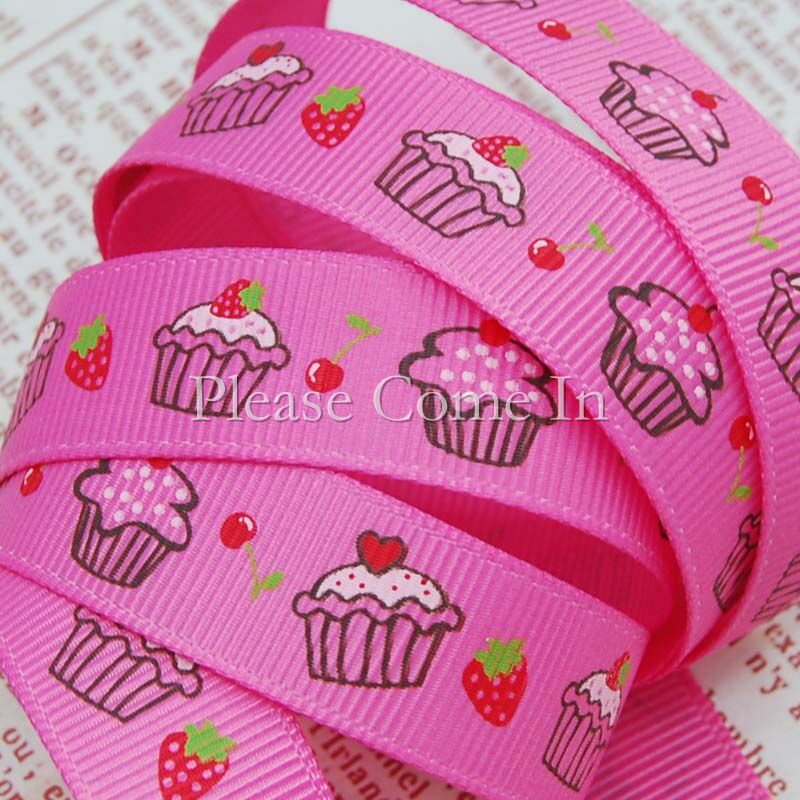 5m-Grosgrain-Ribbon-Hot-Pink-Cupcake-16mm-5-8