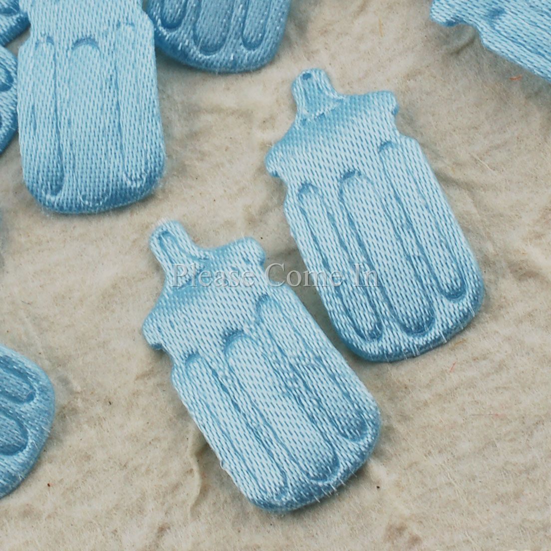 100 Fabric Applique Embellishments for Scrapbooking & Baby Shower - Picture 5 of 27