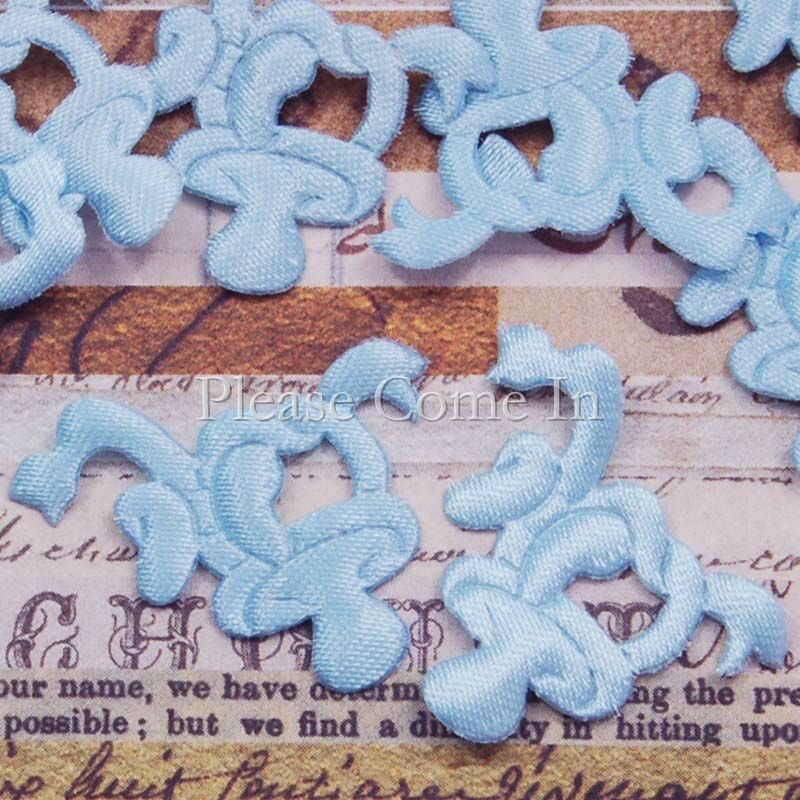100 Fabric Applique Embellishments for Scrapbooking & Baby Shower - Picture 23 of 27