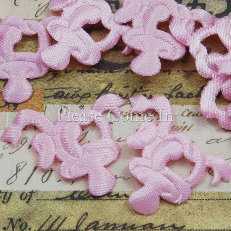 100 Fabric Applique Embellishments for Scrapbooking & Baby Shower - Picture 24 of 27
