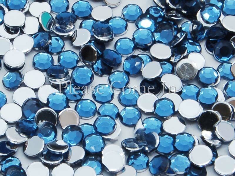 10-000-Moon-Blue-Rhinestone-3mm-Scrapbooking-Nail-Art