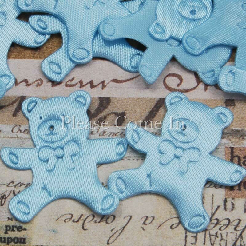 100 Fabric Applique Embellishments for Scrapbooking & Baby Shower - Picture 14 of 27