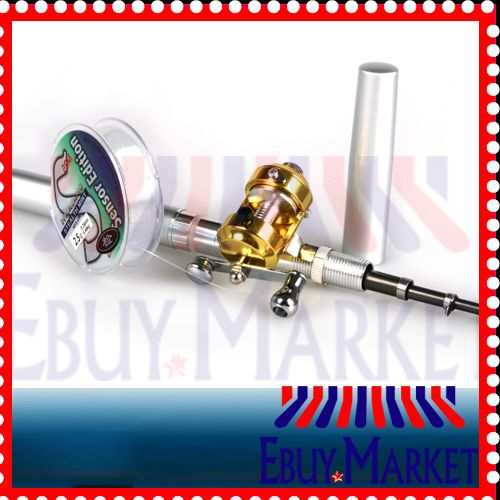 New Sea Fishing Reel Miniature Rods Pole Free Line Tool