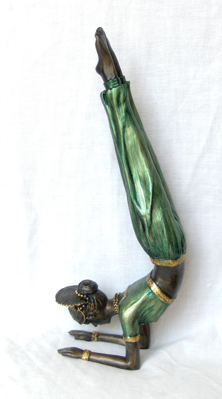 SCORPION POSE POSTURE YOGA Figure Figurine statue NEW