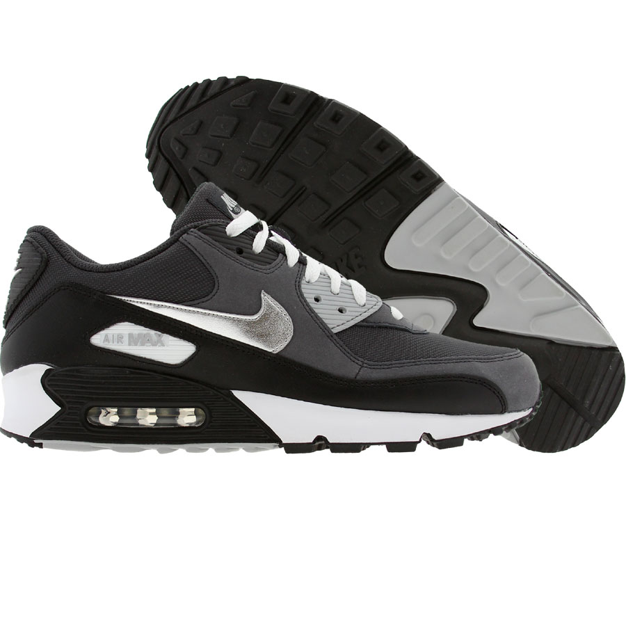 BNIB Mens Boys Nike Air Max 90 Size 6 Trainers Shoes Sneakers EU 39 Grey/Black