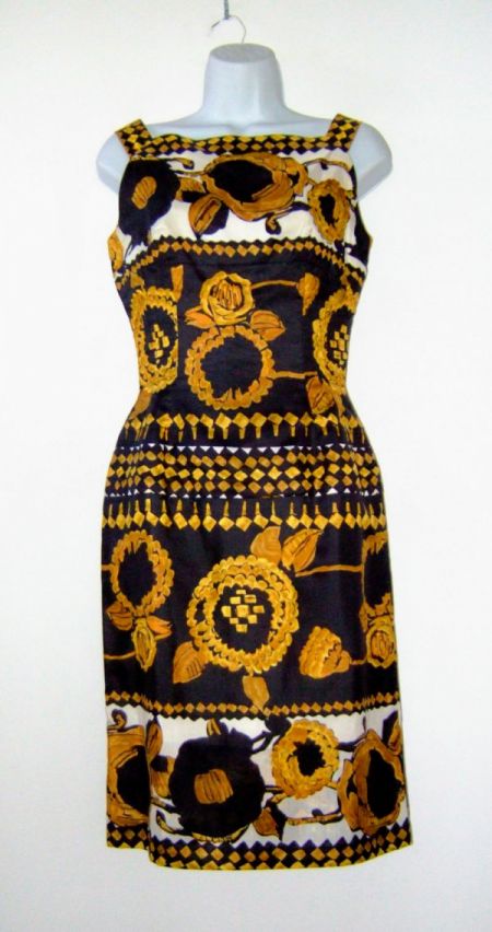 Silk Twill EDWARD ABBOTT 60s Vtg Bombshell Sheath Dress - eBay (item 110301972419 end time Nov-18-08 21:24:05 PST) from cgi.ebay.com