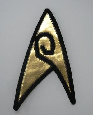 STAR TREK TOS ENGINEERING SHIPS DIVISION PLEATHER PATCH